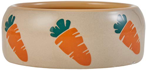 Nobby Keramik Futtertrog Carrot, beige/orange,500 ml,1 Stück