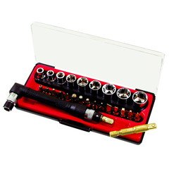 (未使用･未開封品)　TOYOMITSU 27pc.ビットソケットセット T-1227 tu1jdyt Amazon | TOYOMITSU 27pc.ビットソケットセット T-1227 | ソケットレンチ