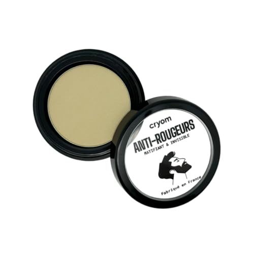 CRYOM Correcteur Visage Anti-Rougeurs Poudre Compacte pour Hommes