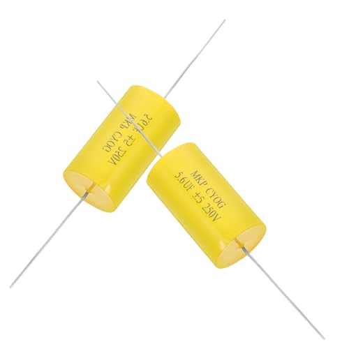 ABOOFAN Audio Speaker Capacitors 2pcs Nonpolar Crossover Capacitors for Audio Speaker .7uf 250v