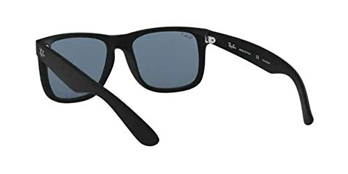 Óculos De Sol Ray Ban Justin L Rb4165L 622 2V/55 Preto Polarizado