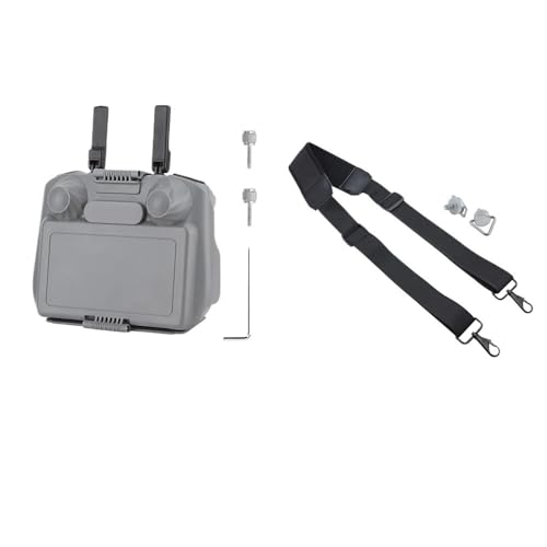 互換性がありますDJI 2-in-1 リモートコントローラー用サンフード&カバー、RC 2、Mavic、Mini、Airモデル用シェル付きアンチグレアサンシェード(Combo 1)