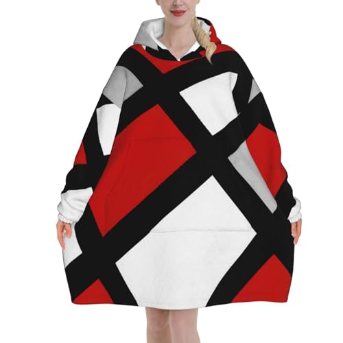 Sweat plaid femme oversize en flanelle pull géométrique chic