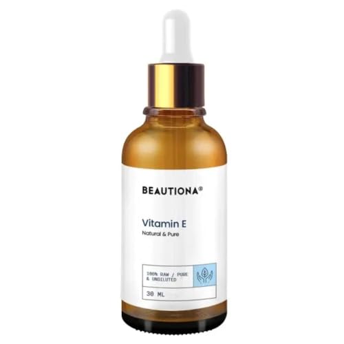 Huile de vitamine E 30 ml - Huile de soin cosmétique en forme de goutte - Antioxydant naturel pour le visage, la peau et les cheveux - Hydratante, régénérante et nourrissante