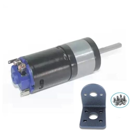 Moteur à engrenages DC 12v 25mm avec support de fixation - 6