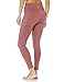 Amazon Brand - Core 10 Women's All Day Comfort High Waist Yoga Legging with Side Pockets-27”, Rose, Small