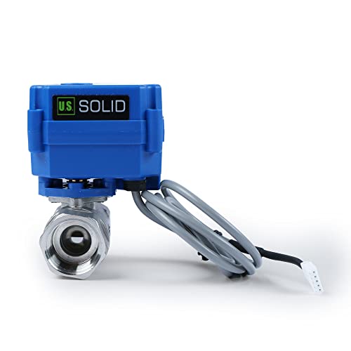 U.S. Solid Water Leak Detector with Auto Shut-Off Valve & Sound Alarm, 3/4" NSF Certified 304SS Motorized Ball Valve with 3 Sensors, Smart Sensor System for Water Heaters, Laundry & Flood Prevention - image 3