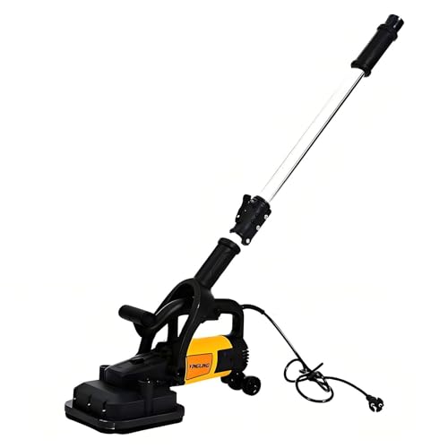 3800W Pulidora Hormigón Profesional,Disco Diamante Fresadora Paredes Yeso Lijadora Cemento Amoladora Angular Desbaste Capota Protección Construcción Reformas Suelos Industriales