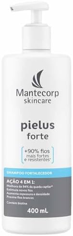 Shampoo Fortalecedor Pielus Forte Mantecorp - 400ml