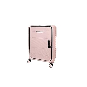 SGCDKSP Reizen opvouwbare bagage, opvouwbare vervormingstrolley geval universele wiel wachtwoord doos, roze, 20 inch