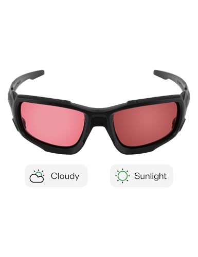 Image of Mryok Replacement Lenses for Oakley Si Ballistic Shocktube OO9329 Sunglasses, HD Polarized, UV Protection, Impact Resistant