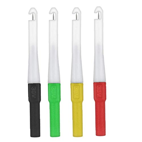 JIAWA Draht Piercing Probes Draht Piercer Draht Piercing Probe Isolierung Piercing Clip Set von 4 Assistant Tool Cover