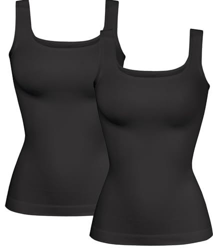 YIOIOIO Women Shapewear Tank Tops Tummy Control Compression Tops seamless Body Shaper Camisole