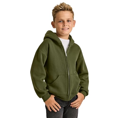 Soffe Boys' Heavyweight Zip Hoodie4