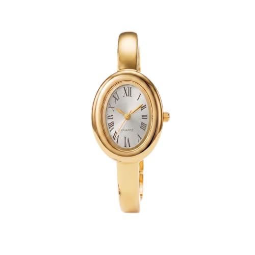 Image of WISEWALKER Women & Girls Premium Quality Oval Dial Bangle Bracelet Watch for Ladies Wrist Watch | Casual | Formal | Traveling | Party Watch for Women