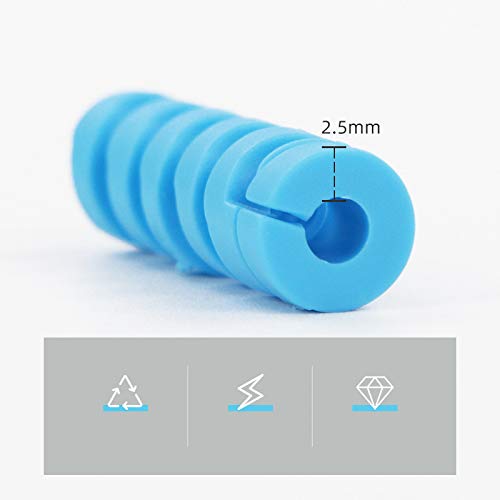 24 Proteggi Cavo Per Caricabatterie - Salvacavi In Silicone Multicolore Per Smartphone - Foto 3