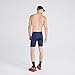SAXX Underwear Co. Men's Multi-Sport Mesh Long Boxer Brief Fly 2-Pack, Navy/Black, XX-Large