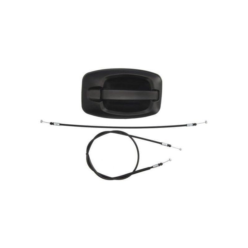 Maneta/Manilla de puerta exterior puertas laterales negra compatible con Peugeot Boxer desde 2006
