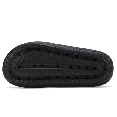 NineCiFun Unisex Pillow Slippers Cloud Slides for Women and Men Platform Slide Sandals with Arch Support4