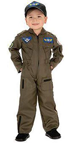 Rubies Boy's Young Heroes Fighter Pilot Costume for Themed Parties and Halloween Toddler