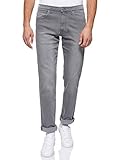 Reißverschluss. Wrangler Hombre ARIZONA-W12OEV252 Jeans, Grau (Light Steal 252), 38W / 34L