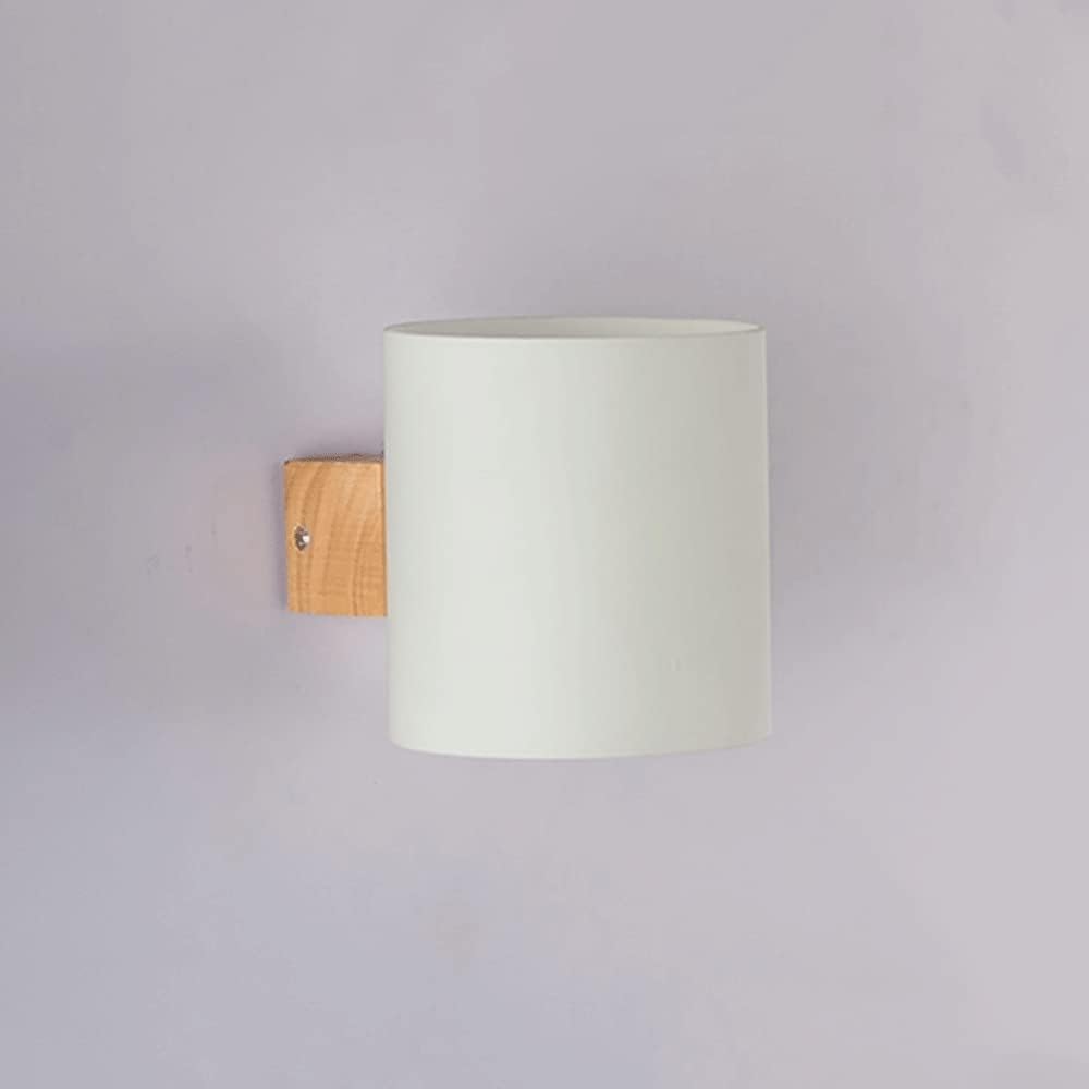 Nordic Style Solid Wood Oval Wall Lamp Semi-Flush Mount E27 Vintage Wall Sconces Indoor Decorate Glass Lampshade Wall Light for The Home Hotel Corridor