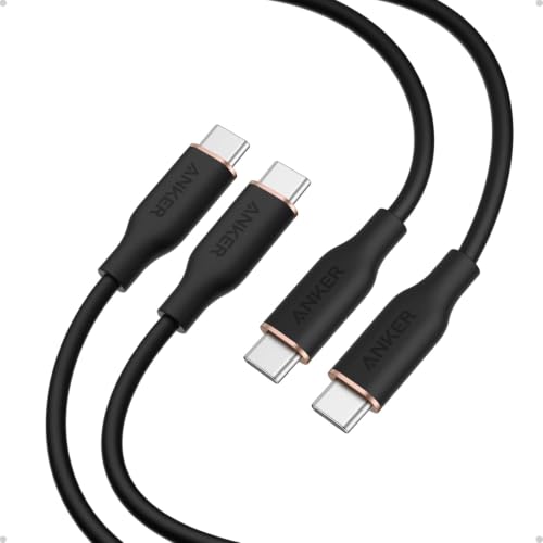 Anker 240W PowerLine III Flow USB C auf USB C Kabel [2 Stück 0,9m] – Ansicht 1