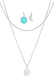 Halbmond, Ornament und Howlith-Stein - dein Look