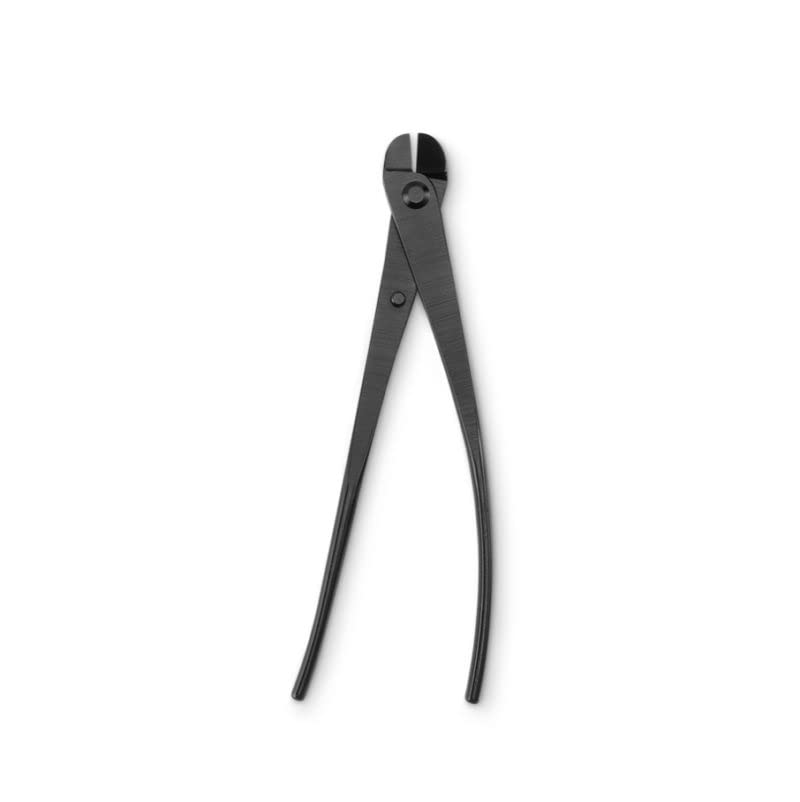 Tronchese per Taglio Filo in Acciaio Brunito, Accessorio per Bonsai, Piante, Giardinaggio, 210 mm