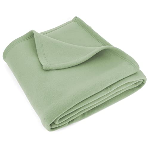 Linnea Couverture Polaire 180x220 cm Isba Amande 100% Polyester 320 g/m2 traité Non-feu