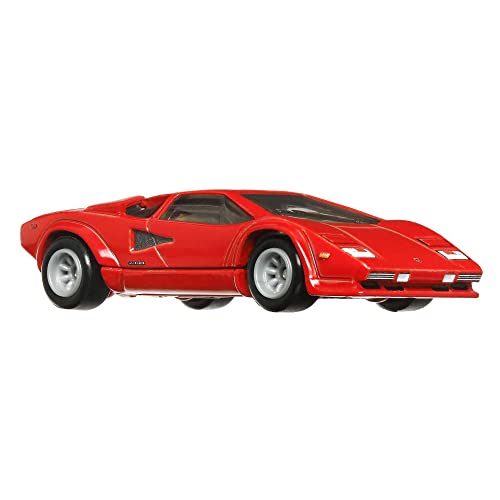 Hot Wheels HCK09 Car Culture Jay Reno Garage - Lamborghini Countack 5000 QV [3 Years and Up] Red