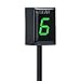 Ganganzeige Motorrad, IDEA Wasserdichte 6 Speed ECU Steckerhalterung LED Digital Ganganzeige Display Schaltanzeige Schalthebel für Yamaha (Grün)