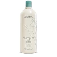 Aveda Shampure Nurturing Shampoo for Fine to Medium Hair | Gently Cleanses Hair | Daily Shampoo | 9% Naturally Derived* | Calming Aroma of Lavender & Ylang Ylang, 33.8 Fl Oz