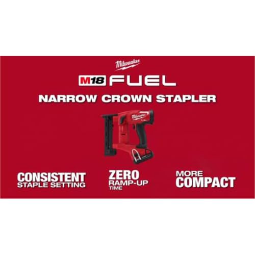 Milwaukee M18 Fuel Narrow Crown Stapler