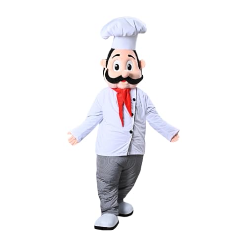 Chef People Mascot Costume Adult Cartoon Marketing Planning