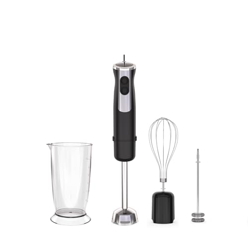 Immersion Blender Handheld,1000W hand blender stainless steel,Stick Blender,2-speed wired mixer...