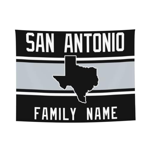San Antonio Custom Personalized Tapestry,San Antonio Wall Decor,Beautify Your Home Also Makes A Great Decoration For Holiday Parties,Great Gift for Fans!