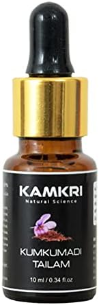 Kumkumadi Tailam Glowing Oil for Brightening, Healthy & Glowing Skin with Saffron Oil | Beauty Elixir Face Oil for Wrinkle, Fine Lines, Dark Spots & Pigmentation Free Skin Women & Men (10 ml)