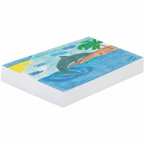 Pacon Plain White Newsprint Paper 18 x 24 Pack of 500 Sheets