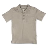 HonestBaby Multipack Short Sleeve T-Shirt Tee 100% Organic Cotton Infant Baby, Toddler, Little Kids Boys, Girls, Unisex, Khaki, 5T