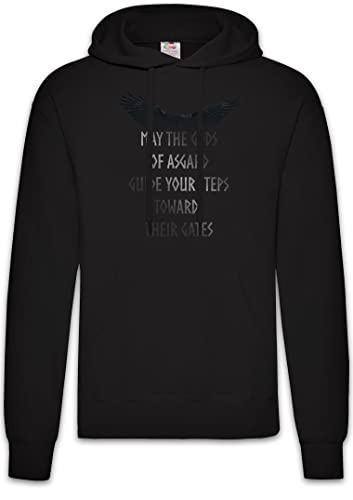 Sweat à capuche Asgard Raven Urban Backwoods pour homme style nordique
