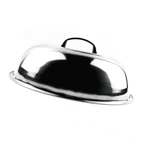 Wok-Abdeckung aus Edelstahl, Robuster Wok-Deckel, Universeller Topfdeckel, Universeller Pfannendeckel, Ersatz-Bratpfannenabdeckung, Dampfabdeckung, Kreisförmig(34cm) Wok-Abdeckung aus Edelstahl, Robuster Wok-Deckel, Universeller Topfdeckel, Universeller Pfannendeckel, Ersatz-Bratpfannenabdeckung, Dampfabdeckung, Kreisförmig(34cm)