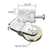 CRL Sliding Screen Door Bottom Roller 15/16" Steel B.B. Wheel for Metal Industries - Package