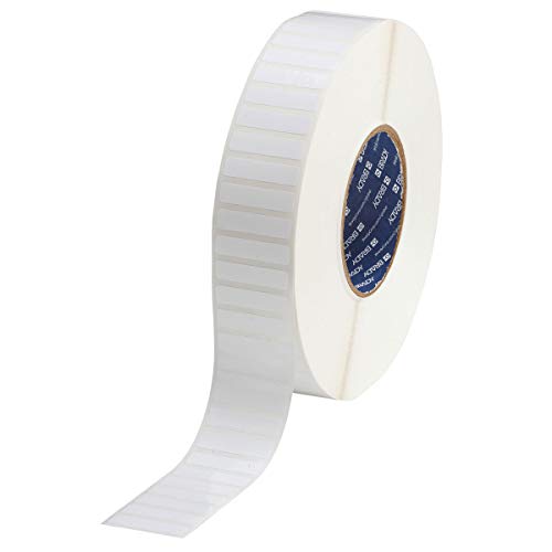 Etiqueta de transferencia térmica blanca Brady THT-102-422-10 de poliéster brillante de 1.5"