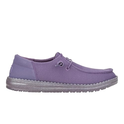 Image of Hey Dude Women Wendy Funk Mono Dark Lilac 9 Medium