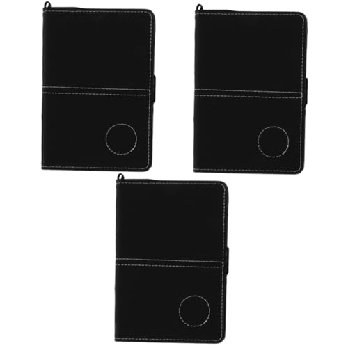 ifundom 2pcs Golf Scorecard Holder Stylish Pu Golfing Notebook Protector for Scorecards Compact Design for Easy Carrying for Golf Enthusiasts