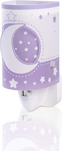 Preisvergleich Produktbild Moon Light Nachtlicht Dalber 63235Ll Mond Licht lila Lampe Kinder Zimmer