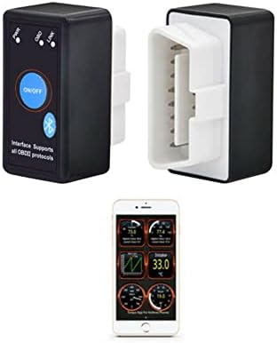 Festberg ELM327 OBD2 Bluetooth Scanner - Kabelloses Diagnosegerät Für Android & Windows