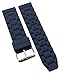 Correa de reloj de goma de silicona de 22 mm para KHAKI X-WIND H776460 H77646833 reloj hebilla azul oscuro Imagen de Correa de reloj de goma de silicona de 22 mm para KHAKI X-WIND H776460 H77646833 reloj hebilla azul oscuro