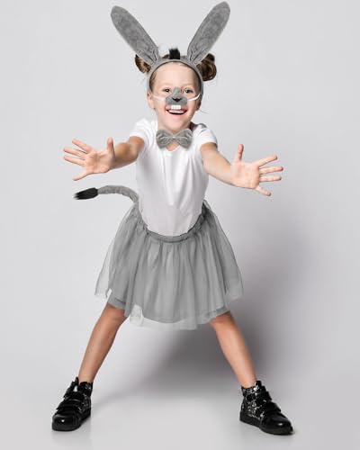 Set Disfraz Burro 5 Piezas con Accesorios para Niña miniatura 4